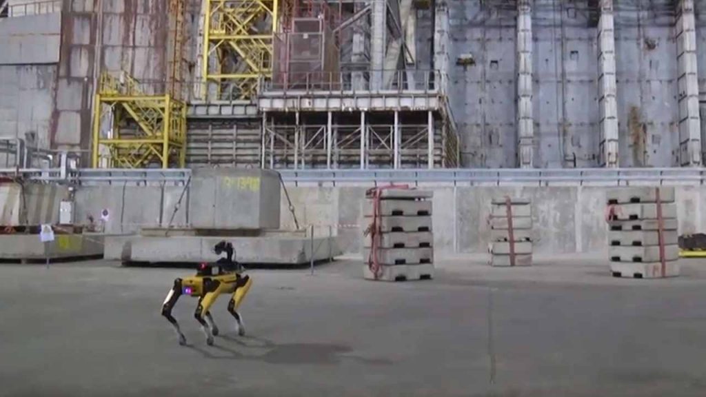 Chernobyl cane-robot