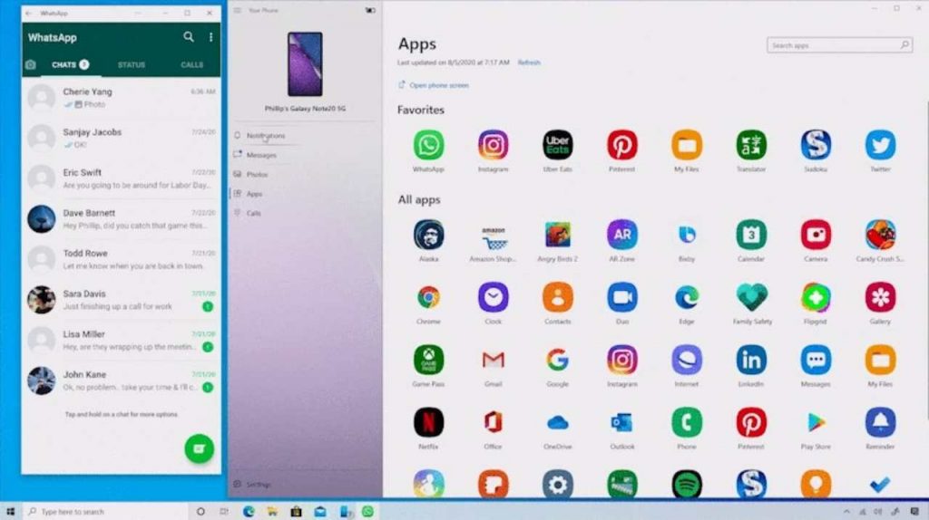Windows con Android