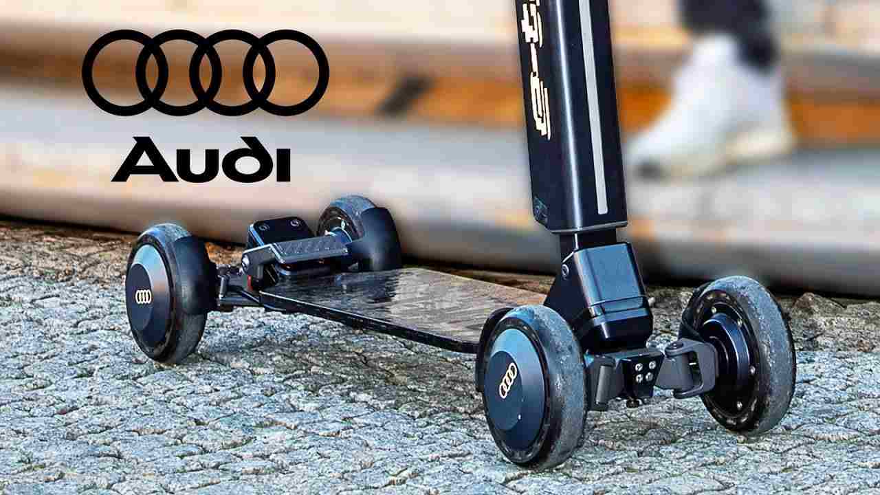Monopattino elettrico Audi (YouTube)