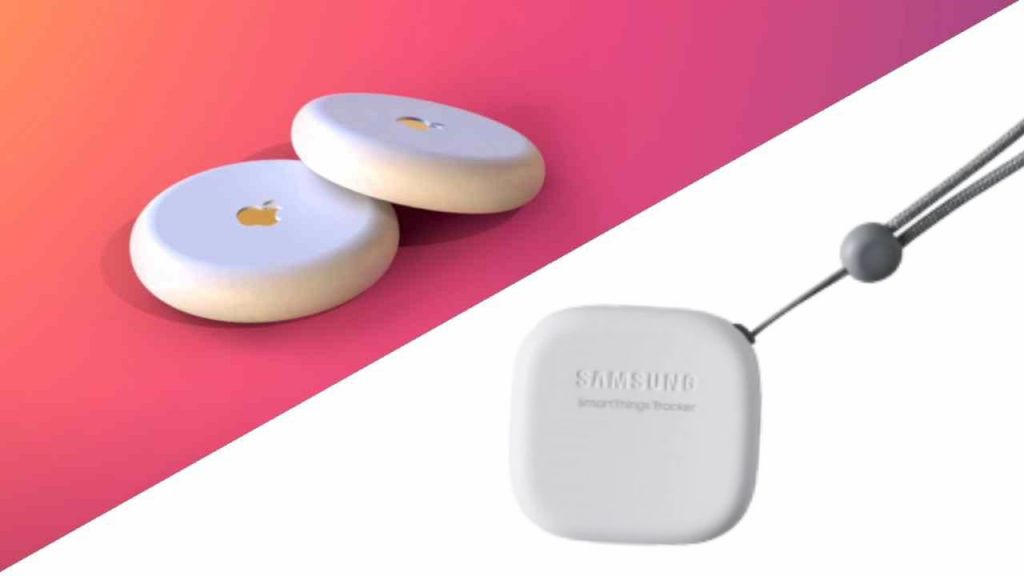 Galaxy Smart Tag ed Apple AirTags