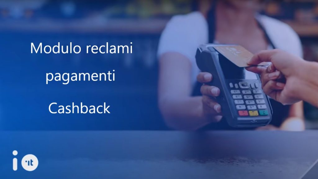 Modulo reclami Cashback