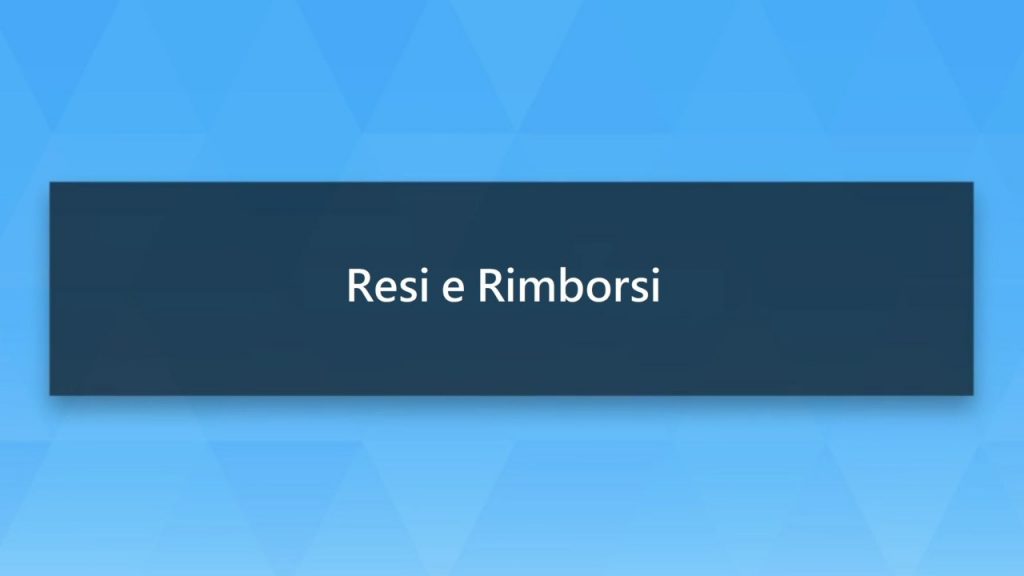 Resi e Rimborsi