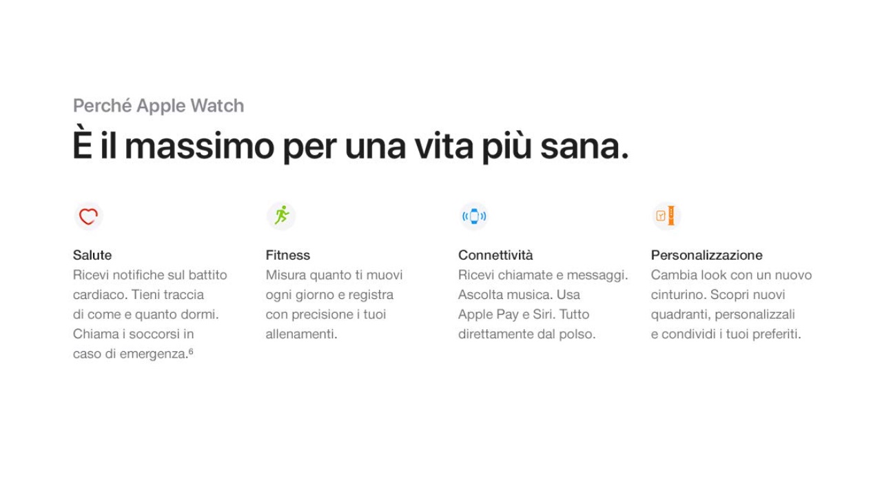 Controllo salute Apple