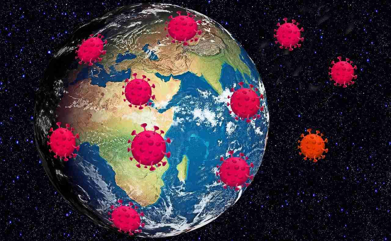 Diffusione del virus nel mondo