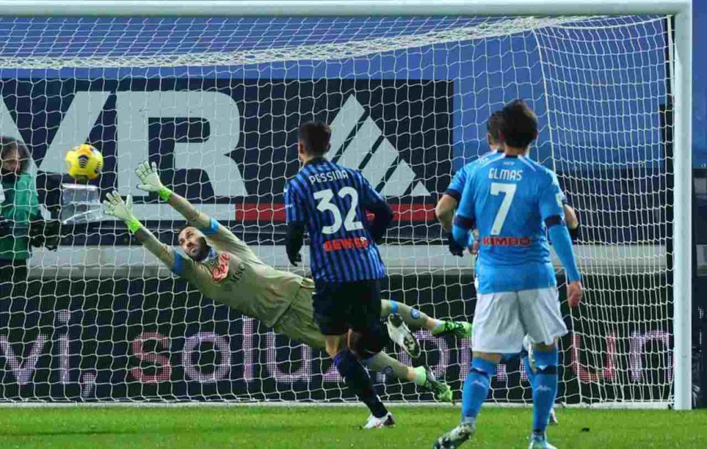 Atalanta-Napoli (Foto Rai)