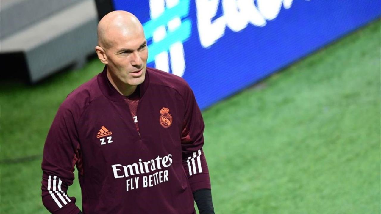 Zinedine Zidane, Atalanta-Real Madrid (Foto Eurosport)
