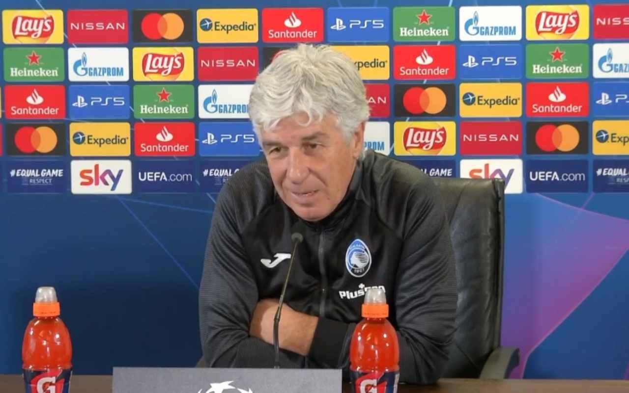 Gasperini, Atalanta-Real Madrid (Foto Sky)