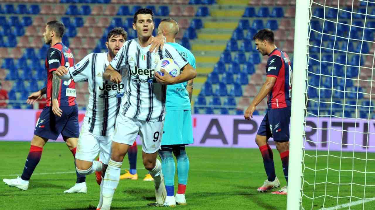 Juventus-Crotone sul digitale terrestre (Foto Eurosport)