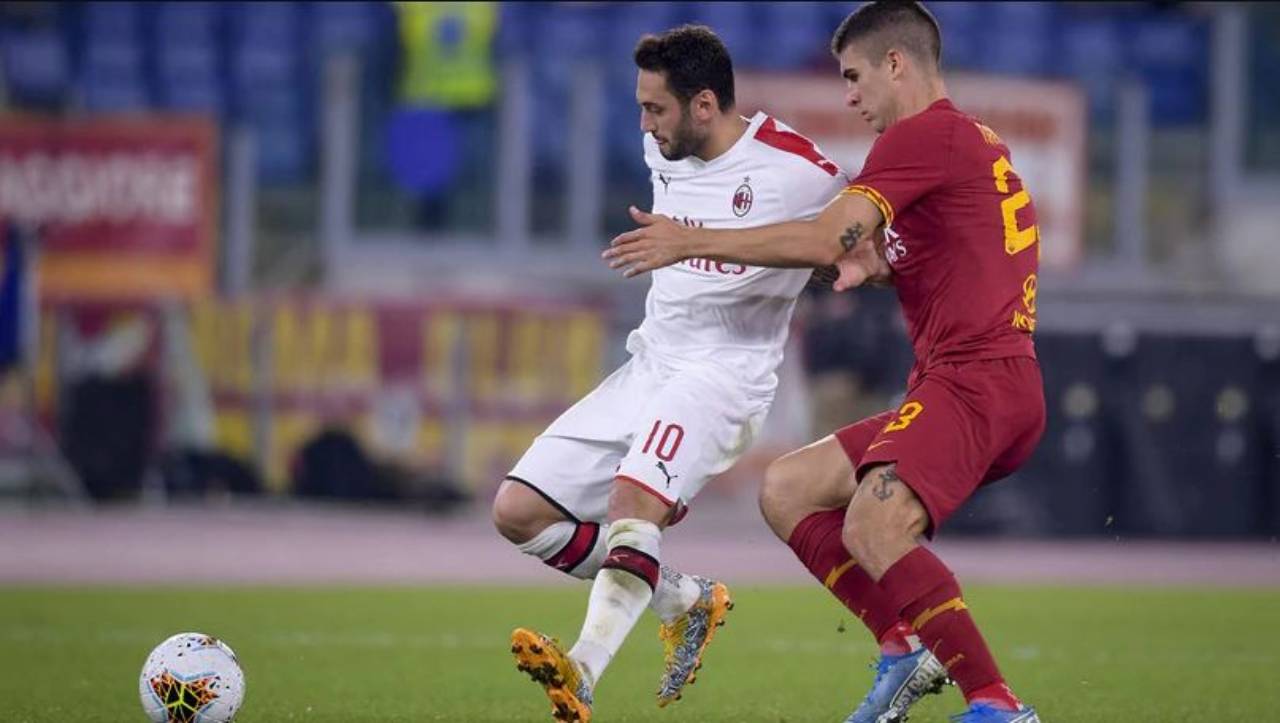 Roma-Milan (Foto Corriere dello sport)