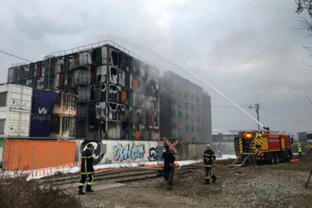 Brucia l'OVH (Foto France3)