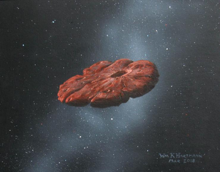 Oumuamua (Foto Astrospace)