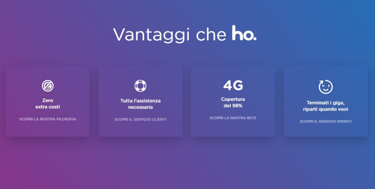 Ho. mobile, giga gratis (Foto sito ufficiale)