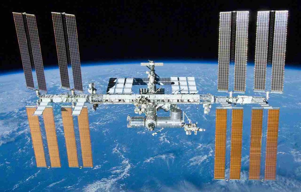 Batteri sull'ISS (Foto Wikipedia)