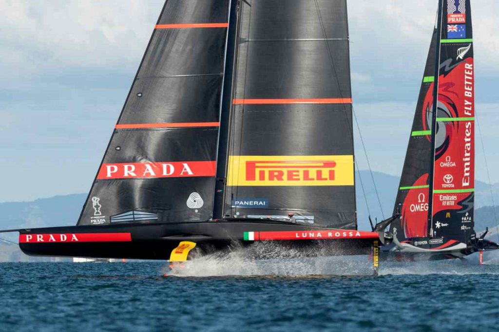 Luna Rossa vs New Zealand (Foto Sportmediaset)