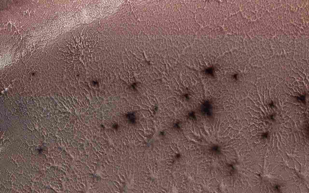 Ragni su Marte (Foto Nasa)