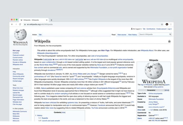 Wikipedia diventa a pagamento