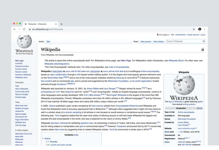 Wikipedia diventa a pagamento
