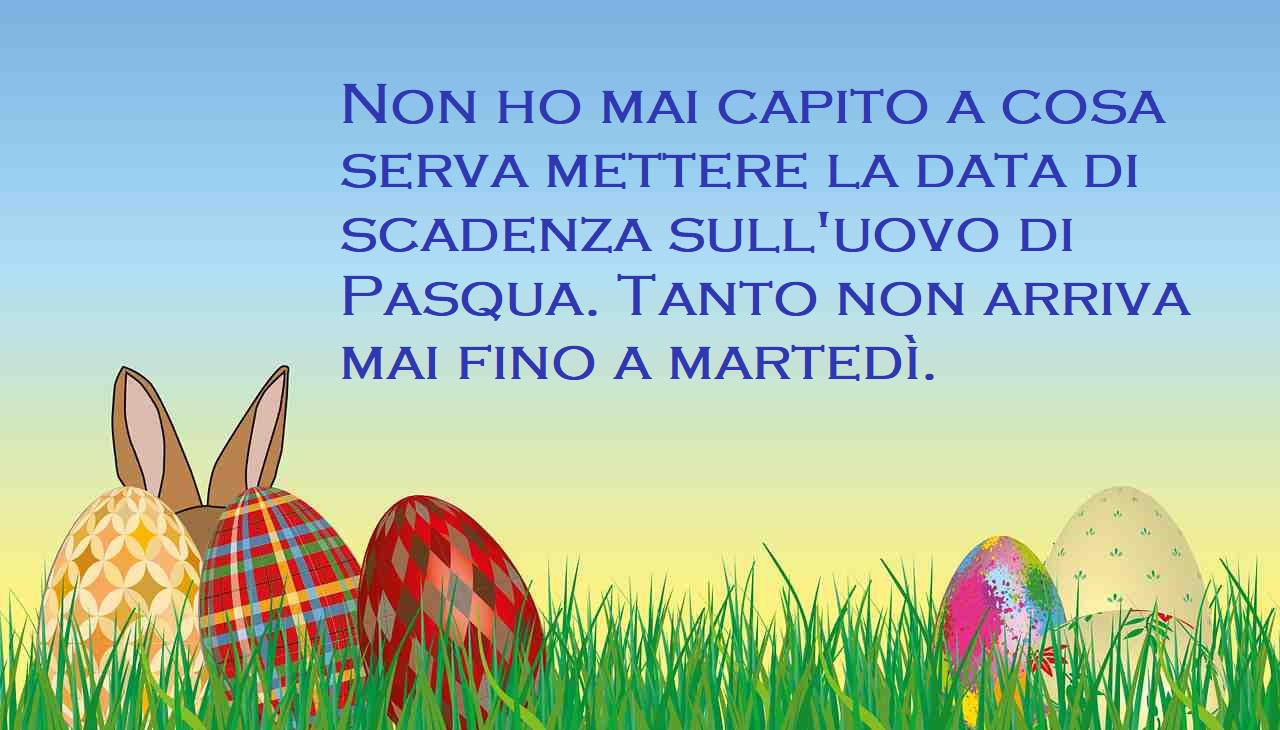 buona pasqua 2021 chat Frase divertente 5