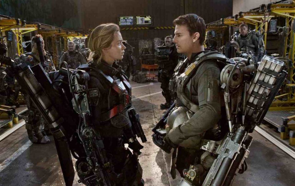 Esoscheletri in Edge of Tomorrow (Foto Warnerbros)