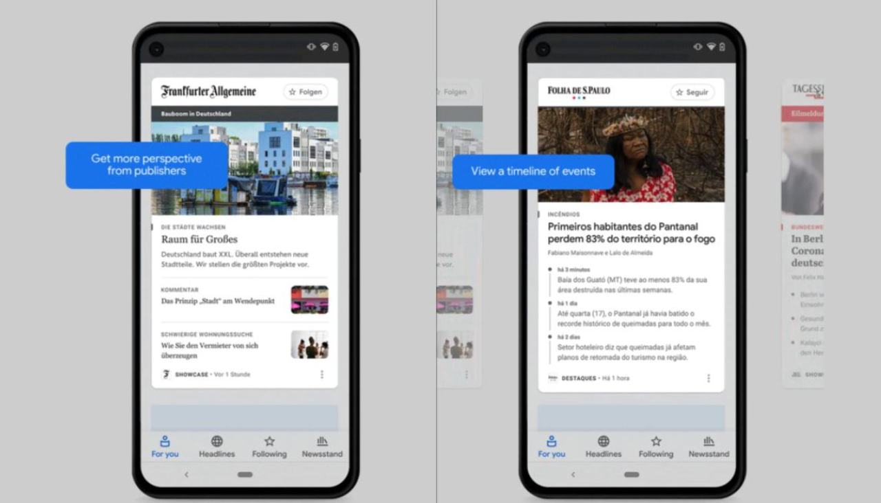 Google News Showcase (Foto ufficiale Google)