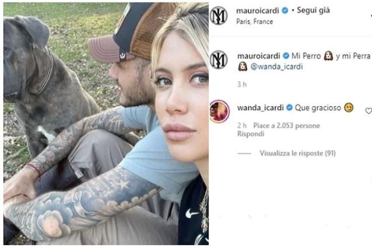 Icardi e Wanda Nara (Instagram)