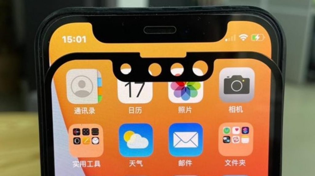 iPhone 13, nuovo notch (Foto Twitter)