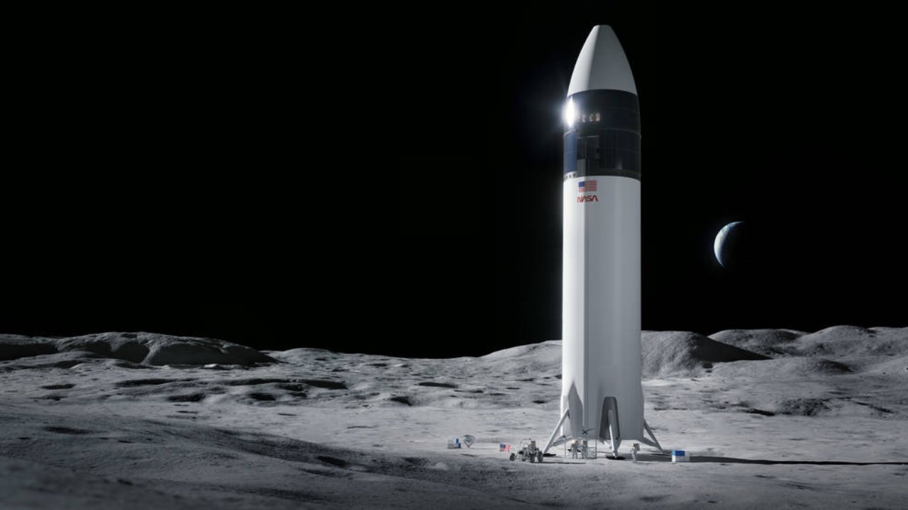 Nasa sulla Luna con SpaceX (Foto Nasa)