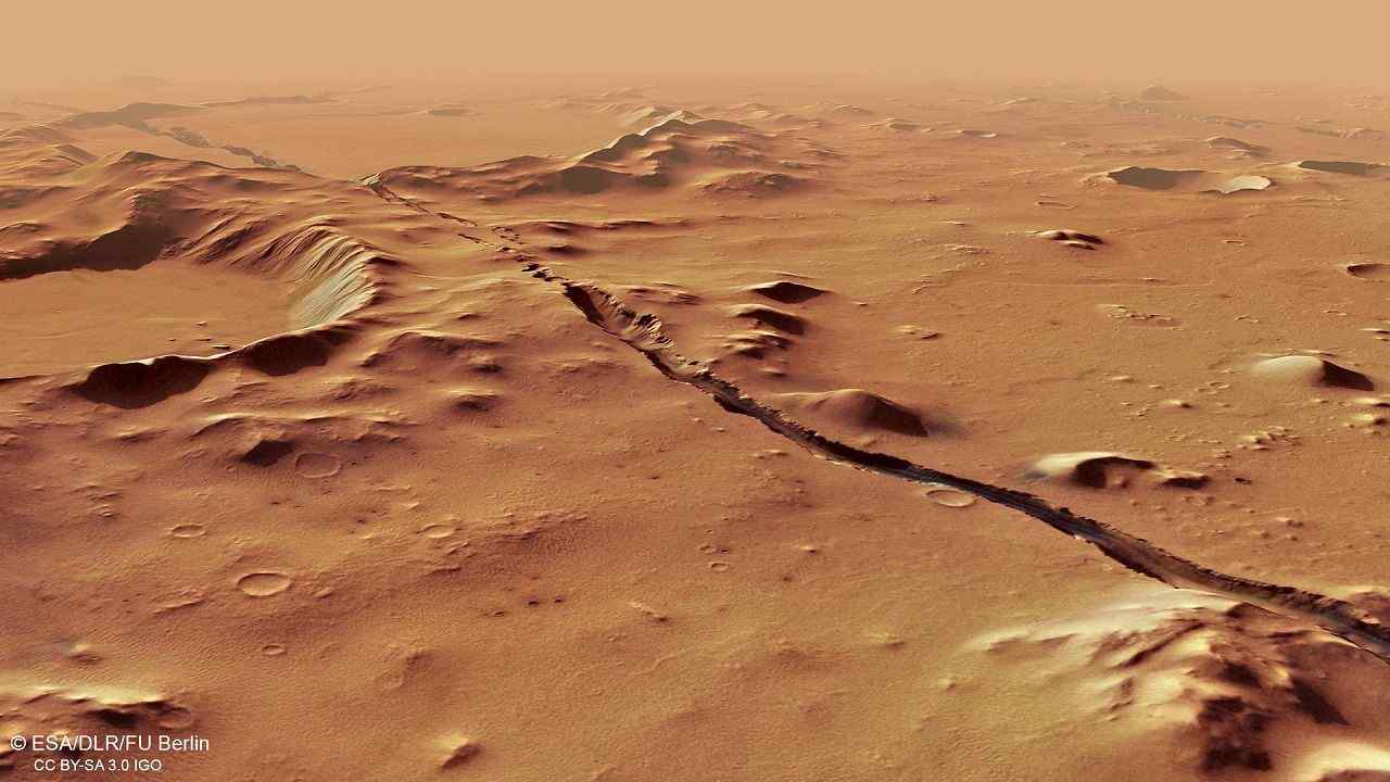 Terremoti Marte (Foto Esa)