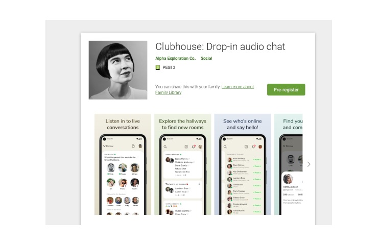 Clubhouse su Android