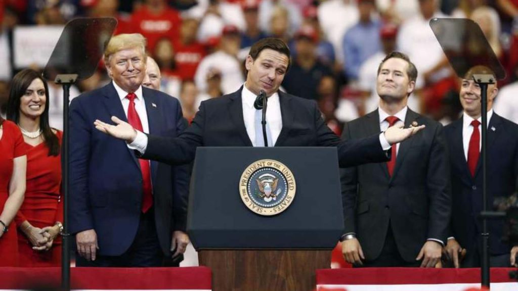 Florida Legge Social Trump e Ron DeSantis