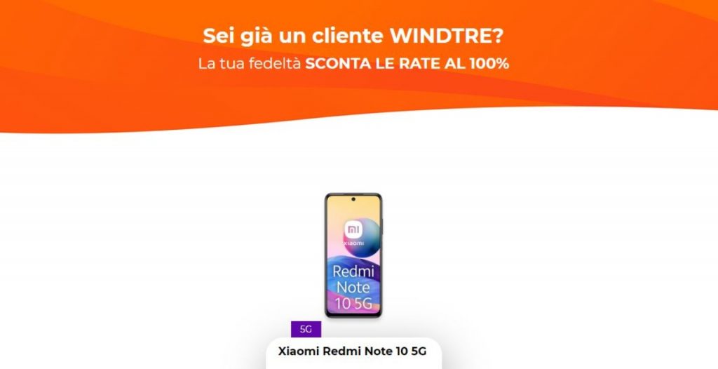 WindTre, promo smartphone