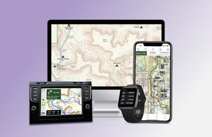 Android Auto Fuoristrada Gaia GPS (www.gaiagps.com)