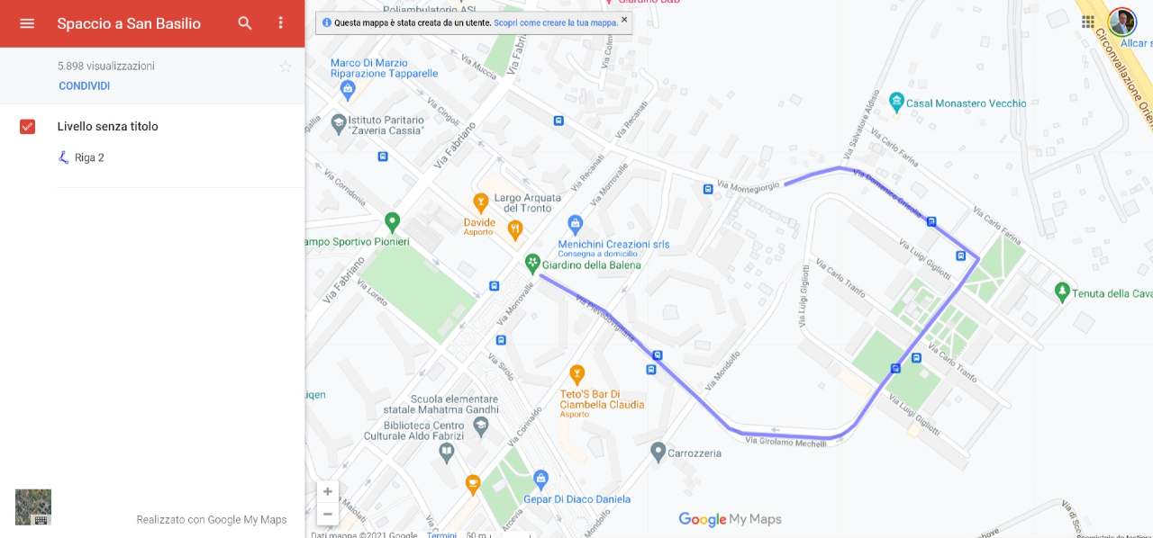 Su Google Maps sono presenti le zone di spaccio della droga