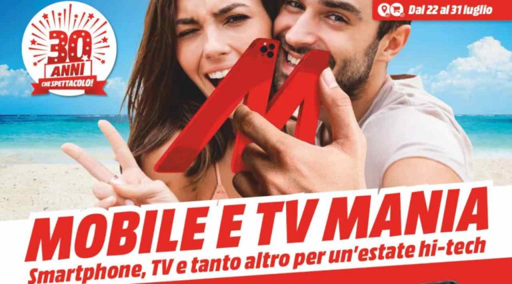 Mobile e Tv Mania, volantino Mediaworld