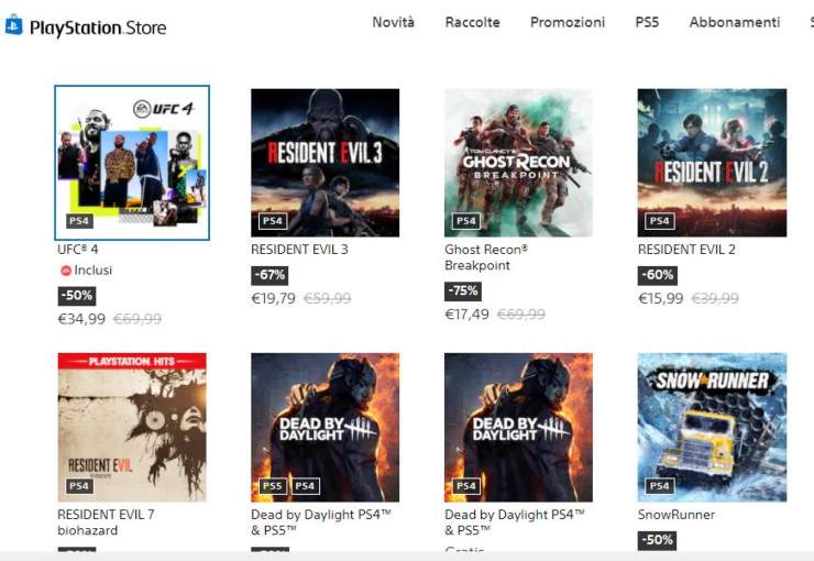 PlayStation Store, al via i saldi e le promo estive