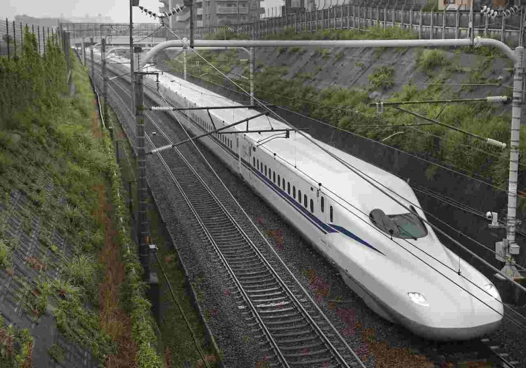 Il treno proiettile Shinkansen