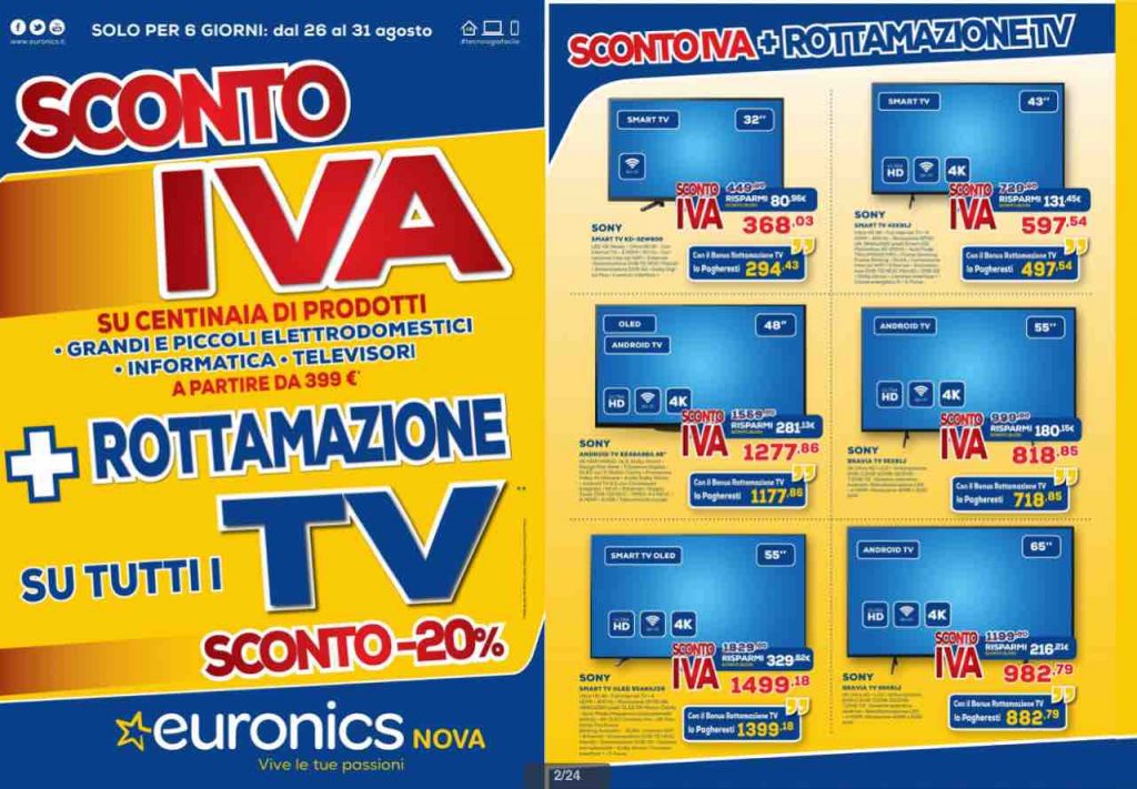 Nuovo volantino Euronics