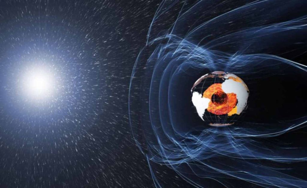 Il campo magnetico della Terra (Foto Focus)