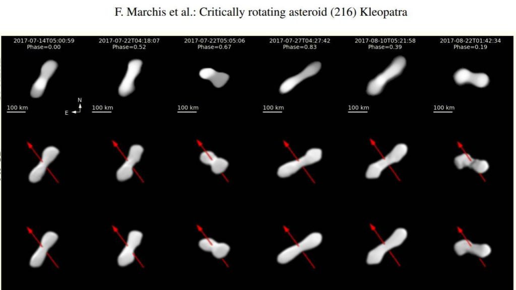 Asteroide Cleopatra (Foto Ansa)