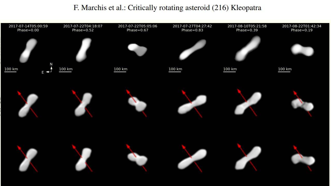 Asteroide Cleopatra (Foto Ansa)