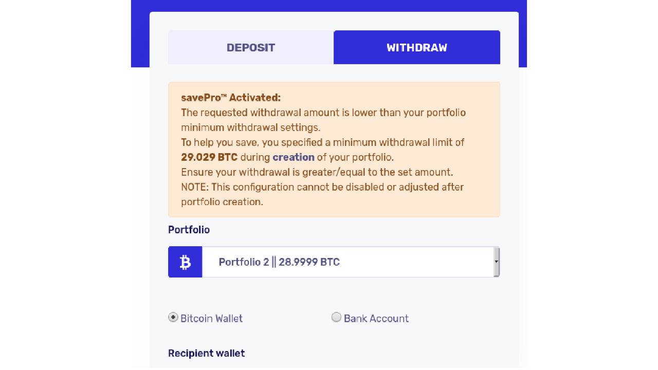 bitcoin wallet limit (proofpoint)