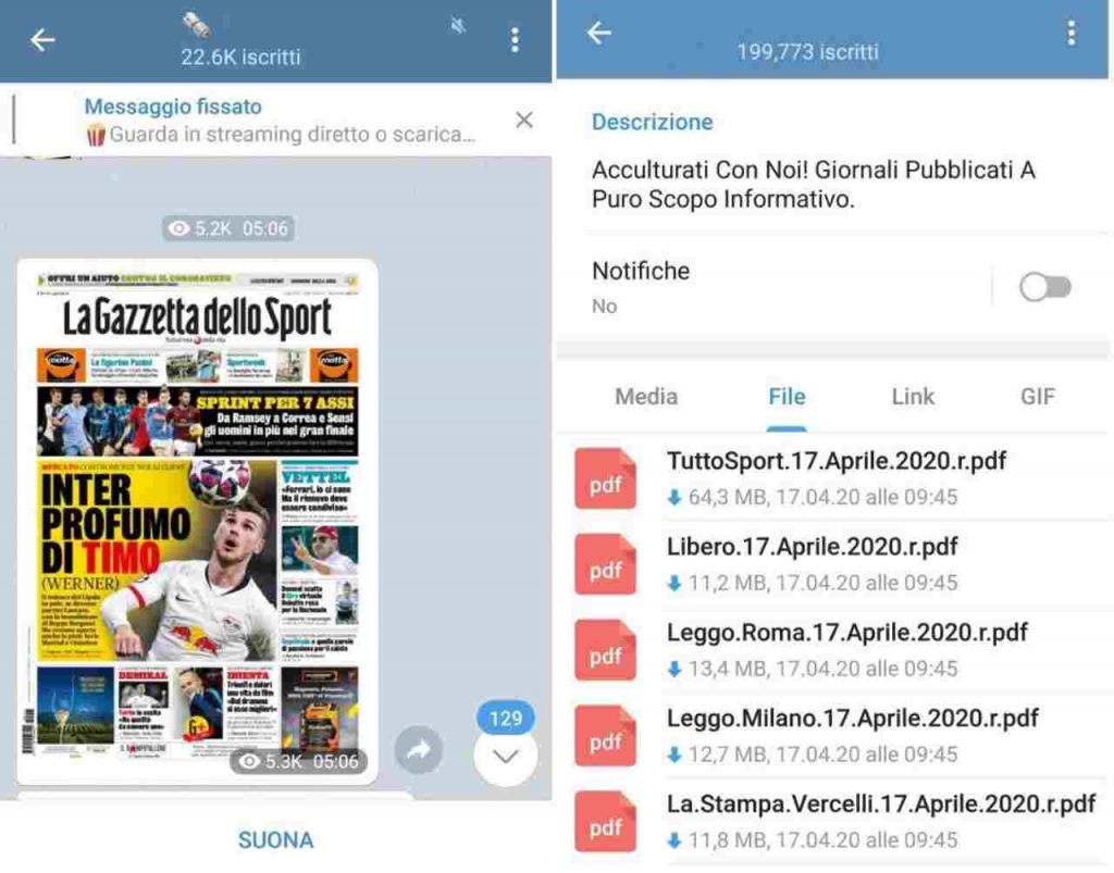 Stop a edicola gratis su WhatsApp e Telegram (Foto Wired)