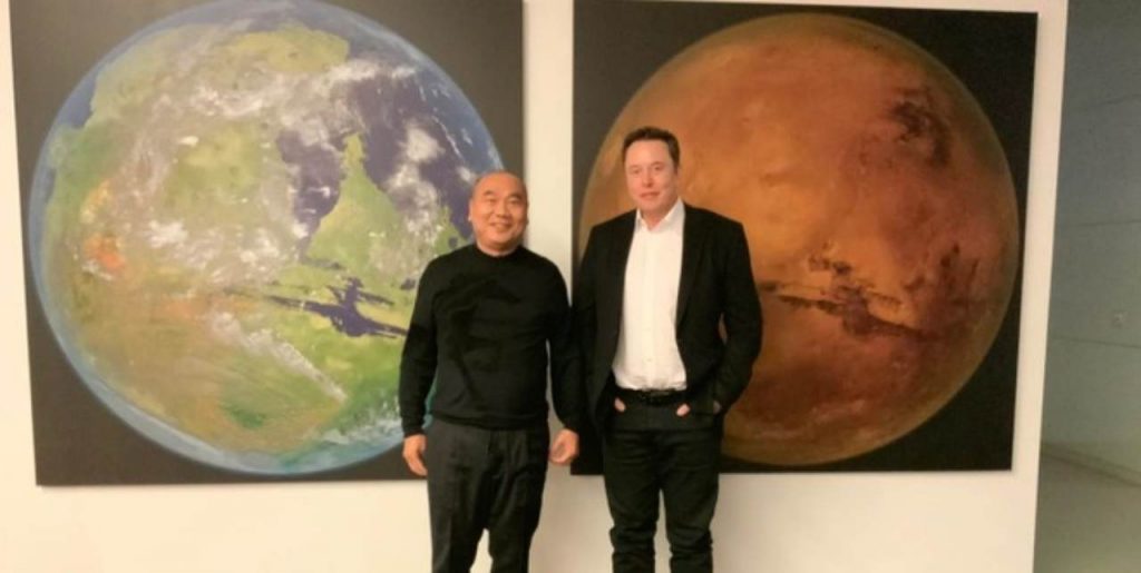 Koguan Leo e Elon Musk (Foto Hwupgrade)