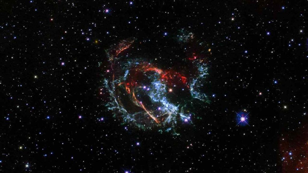 Lo spettacolo di una supernova (Foto Sputnik)