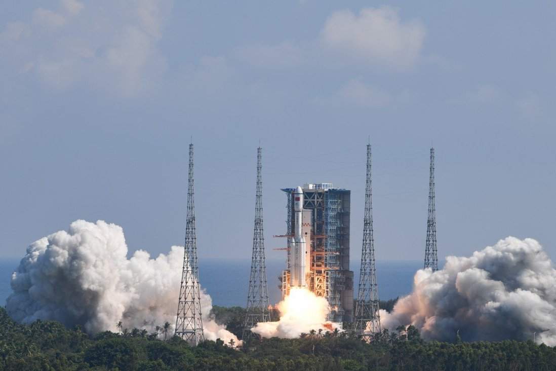 Tianzhou-3, la navicella cargo partita per la stazione spaziale cinese (scmp)