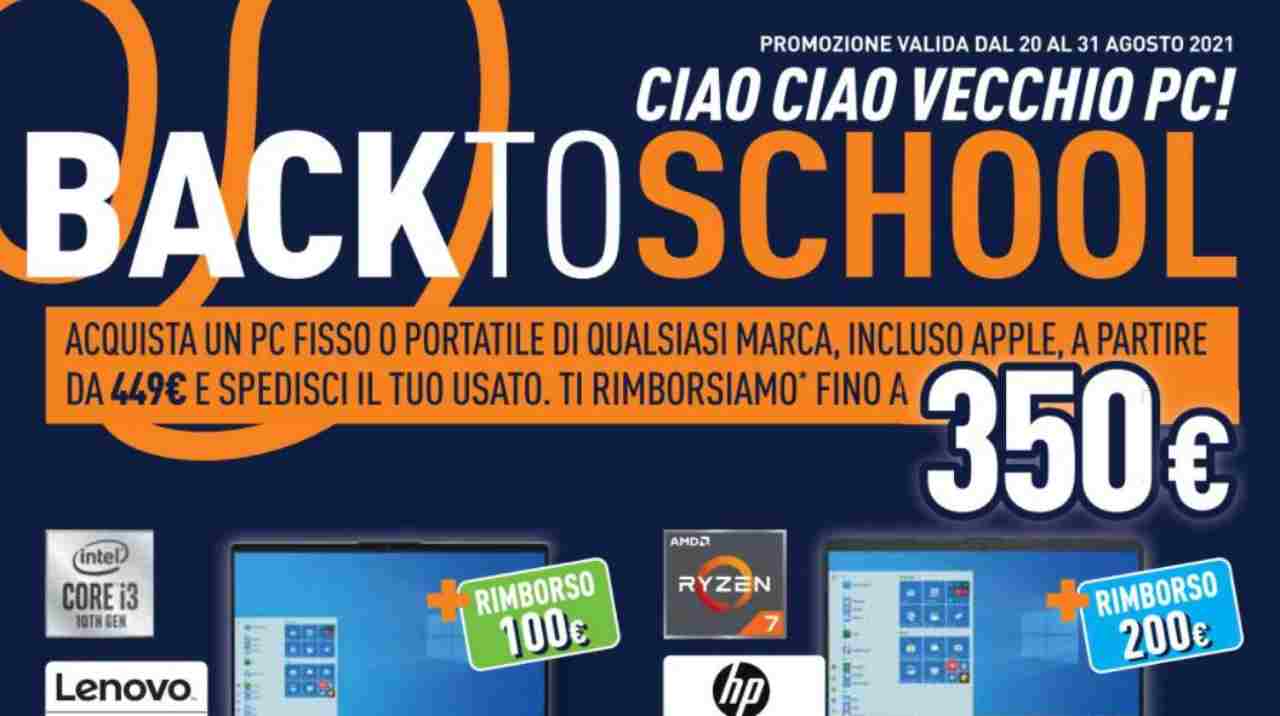 Volantino Unieuro "Continua il back to school"