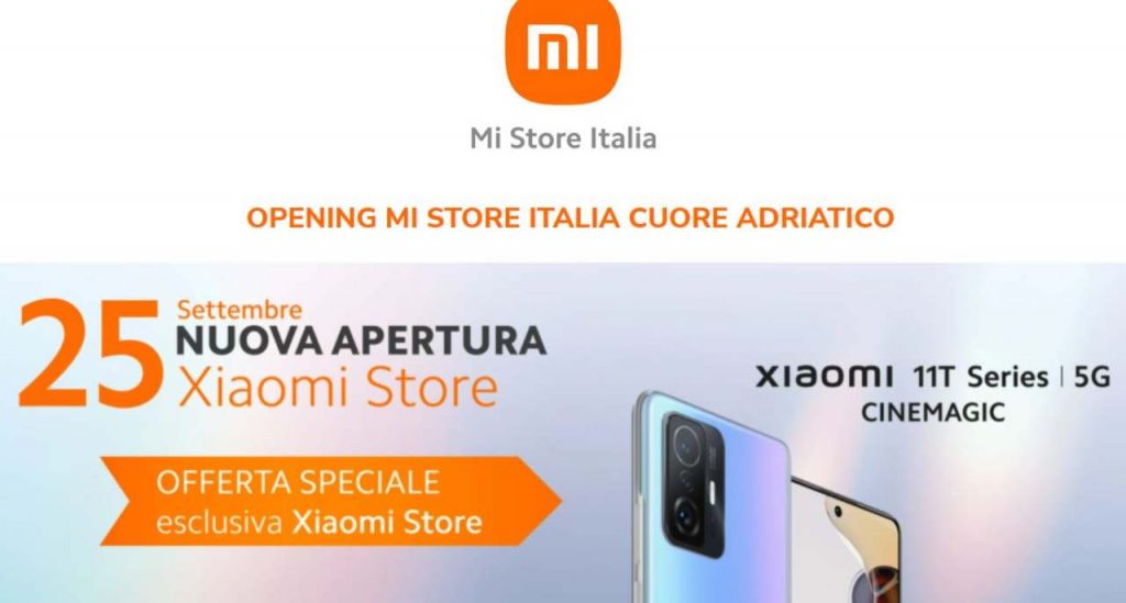 Primo Xiaomi Store in Italia