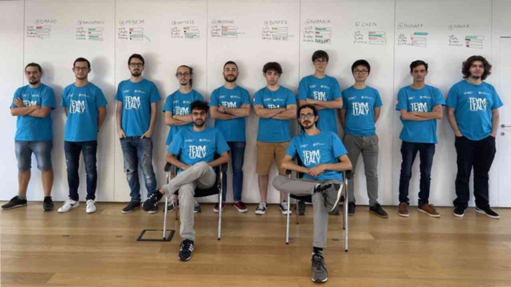 Il team Italia di hacker etici (Foto Ansa)