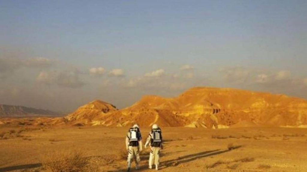 Missione Marte nel deserto del Negev (Foto RaiNews)
