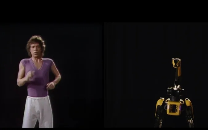 Il robot Spot imita Mick Jagger in un video virale (Boston Dinamics)